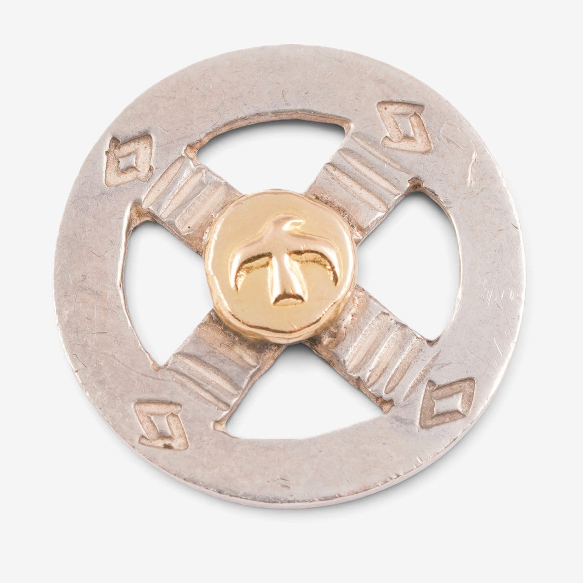 Gold Eagle Stamp Silver Wheel