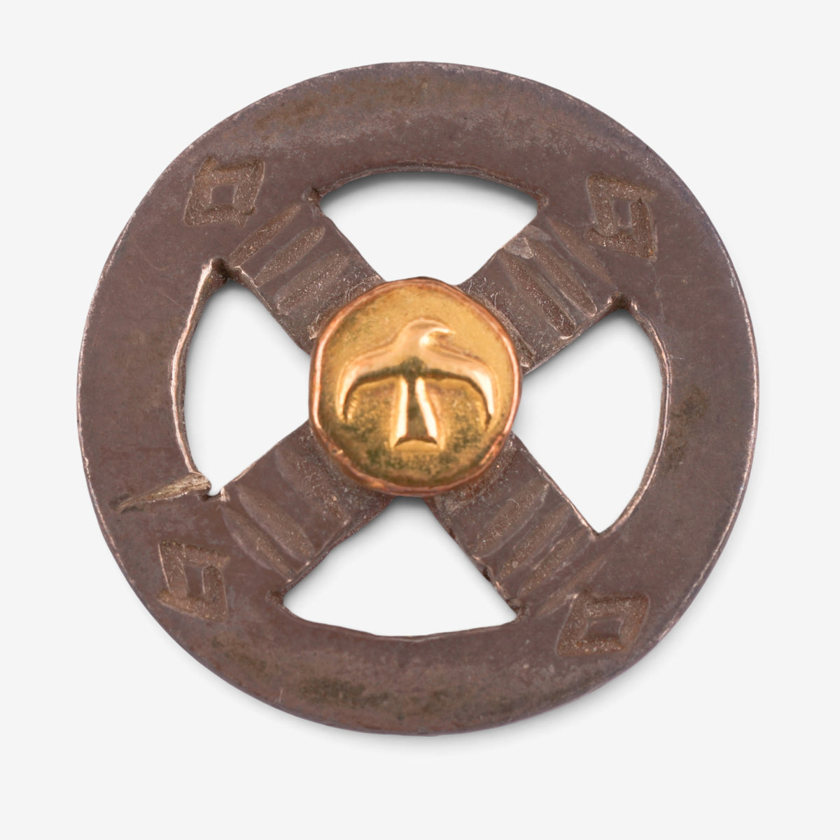 Gold Eagle Stamp Silver Wheel