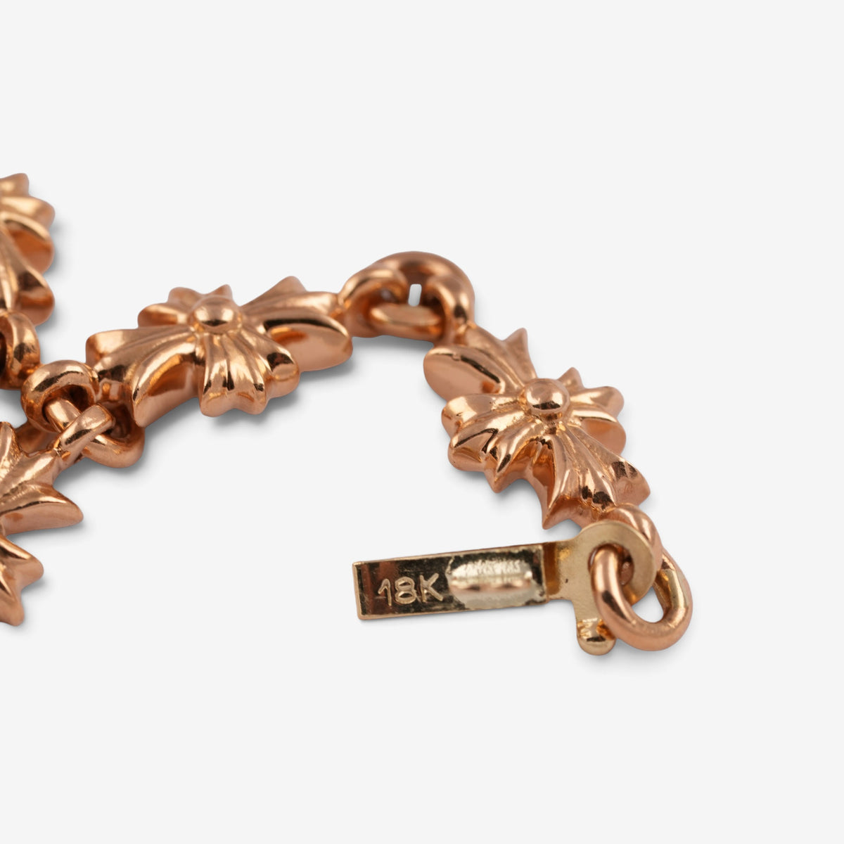 22k Tiny E CH Plus Bracelet (13 Links)