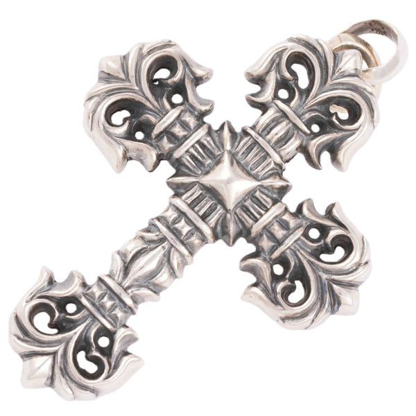 Small Filigree Cross Pendant With Bale
