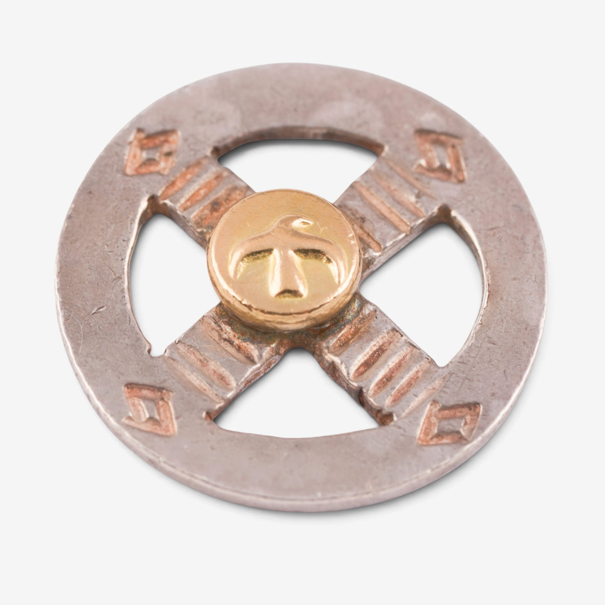 Gold Eagle Stamp Silver Wheel