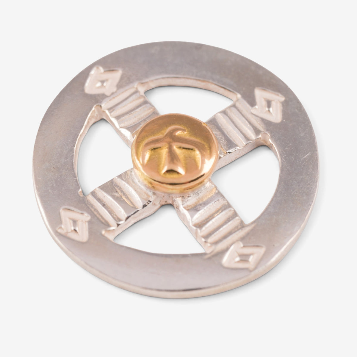 Gold Eagle Stamp Silver Wheel