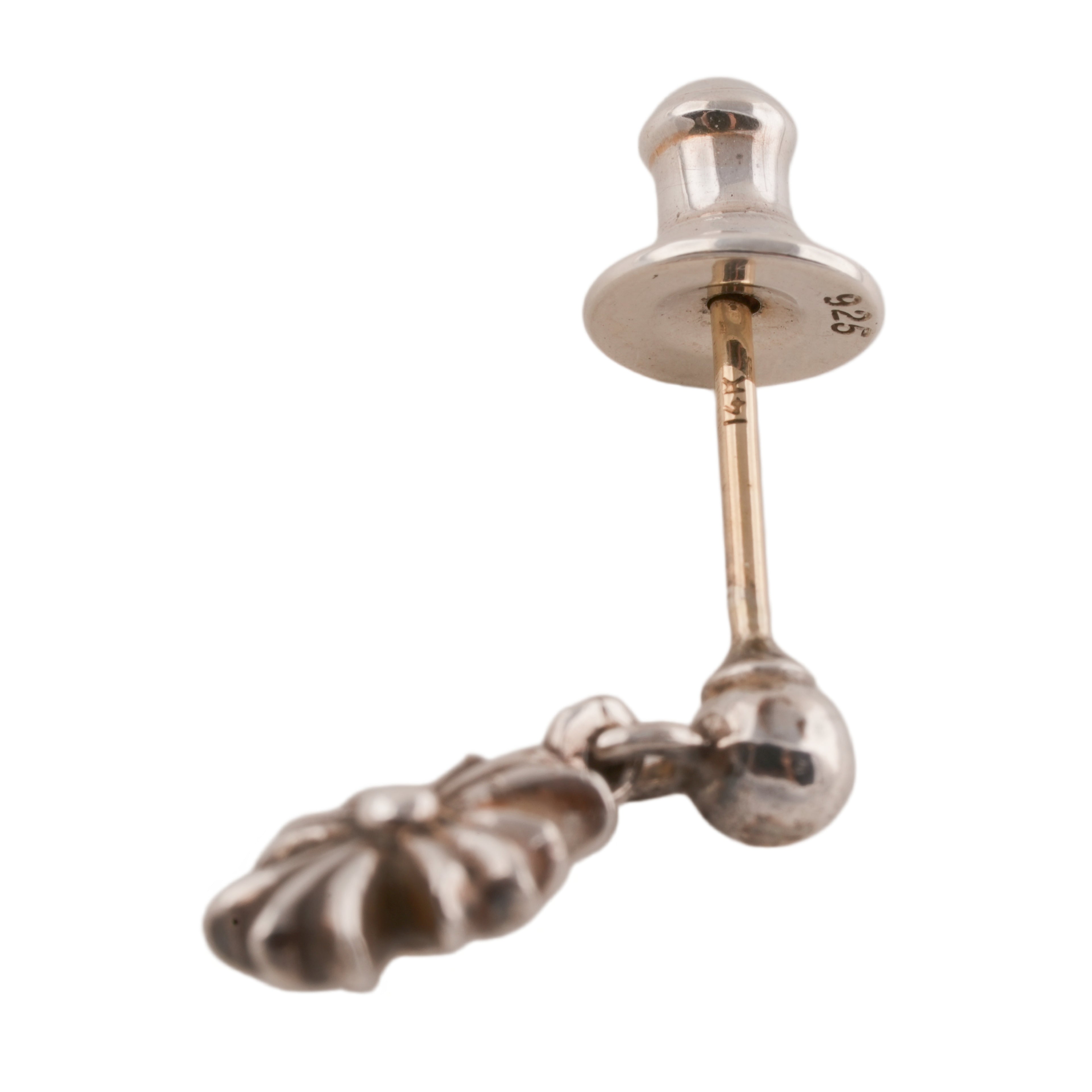 Tiny E Drop Earring #00366