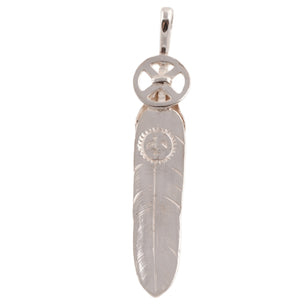 Heart Wheel Silver Feather (L) #00547