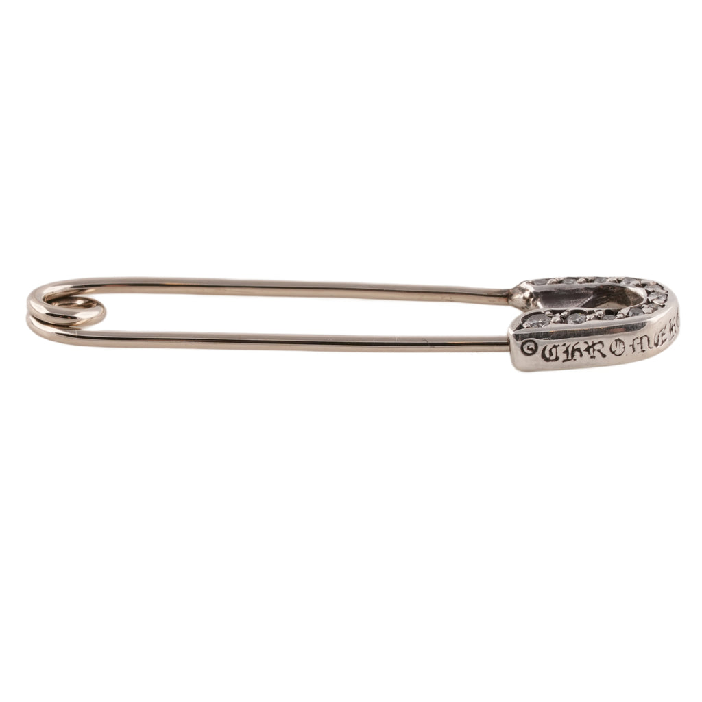 Pave Diamond Safety Pin