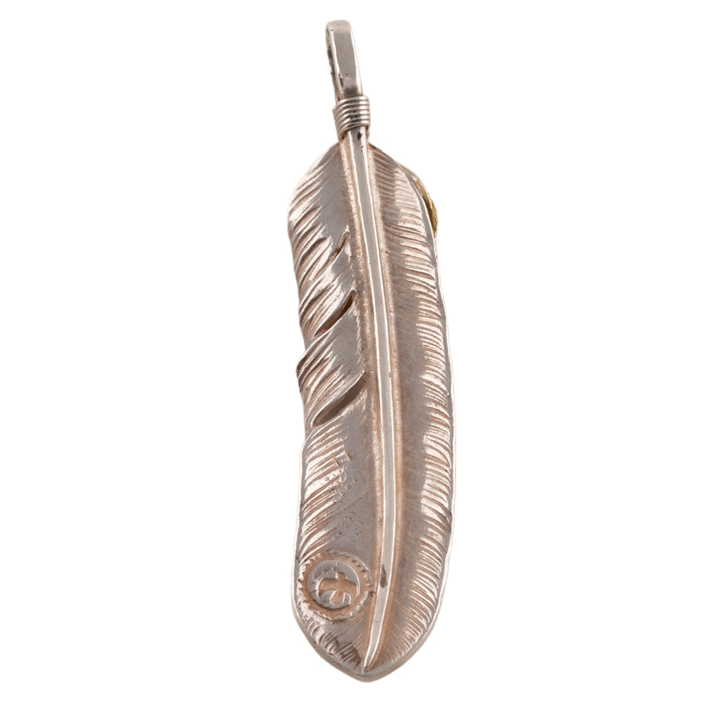 Gold Top Silver Feather (Left)(XL) (Old Design) #00536