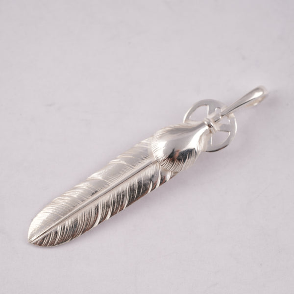 Heart Wheel Silver Feather (L) #00194