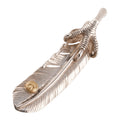Claw Silver Feather w/ Gold Stamp (Right)(XL) — Goro's