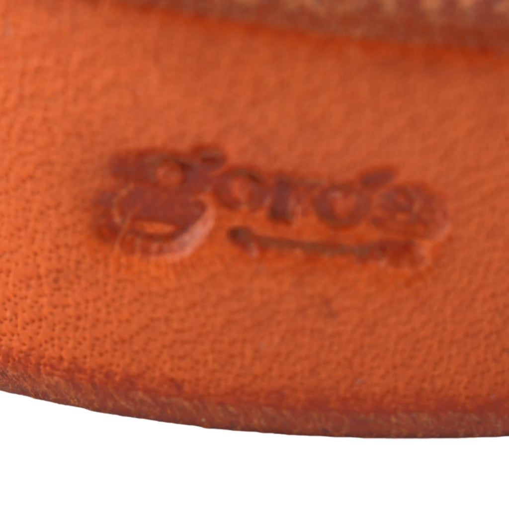 Gold Stamp GC24 5-Concho Leather Bracelet (8inch)