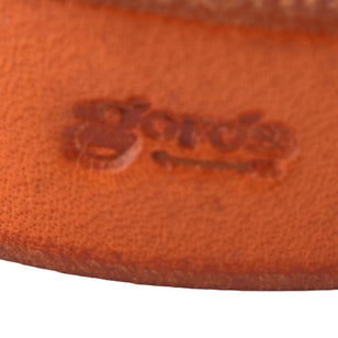Gold Stamp GC24 5-Concho Leather Bracelet (8inch)