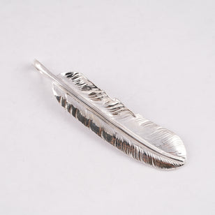 Plain Silver Feather (Left)(XL) #00184
