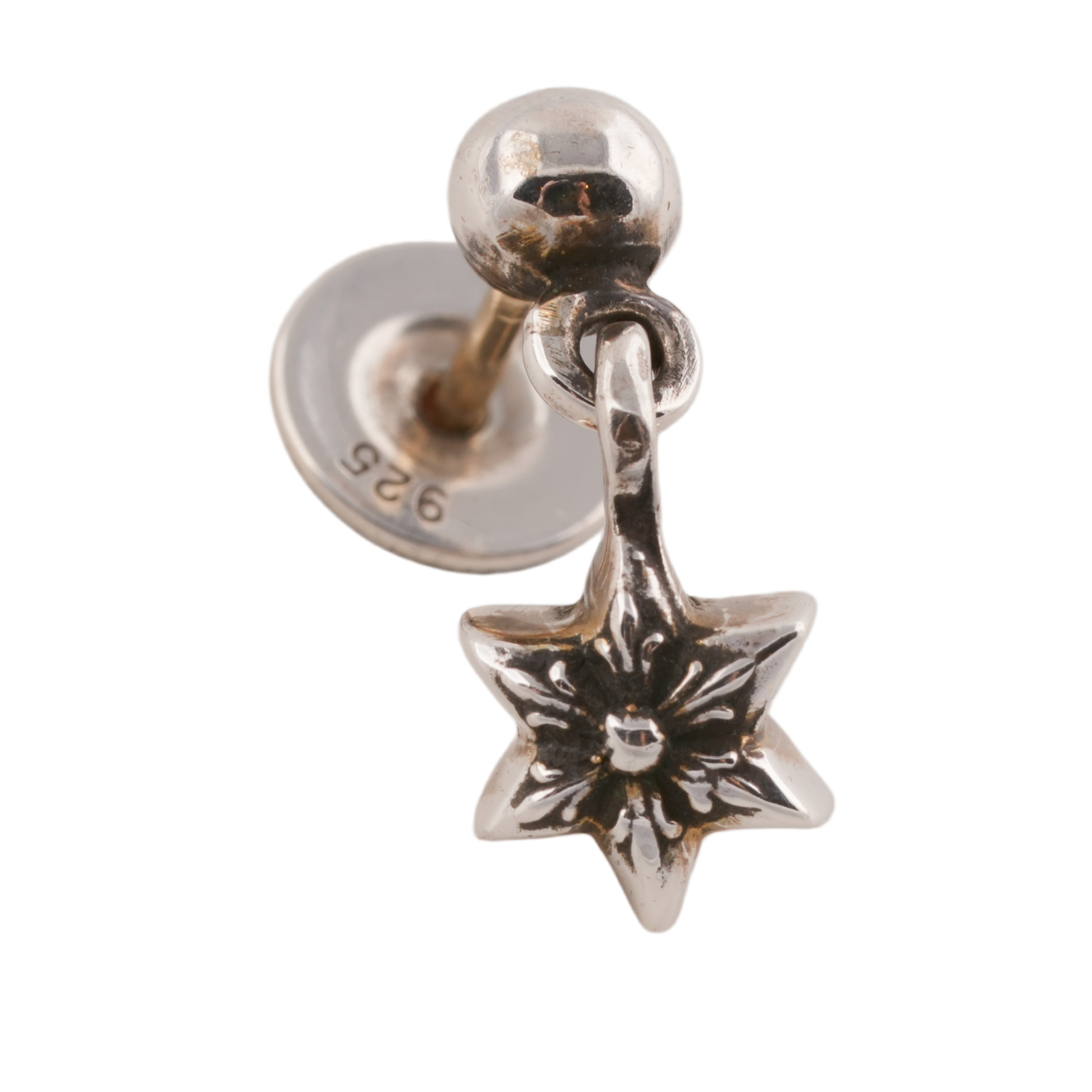 6-Point Star Stack Drop Earring #00353
