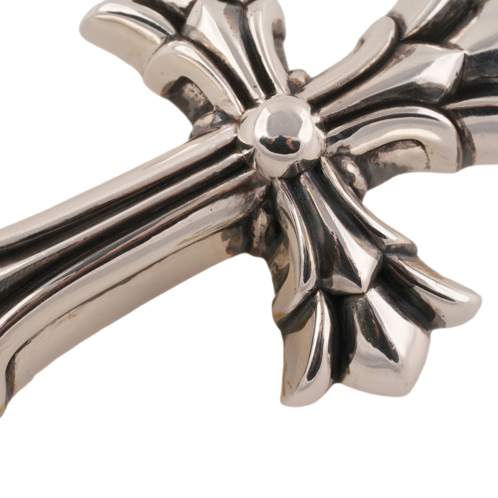 Large Double CH Cross Pendant