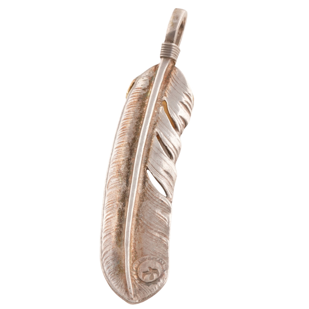 Gold Top Silver Feather (Right)(XL) (Old Design) #00345