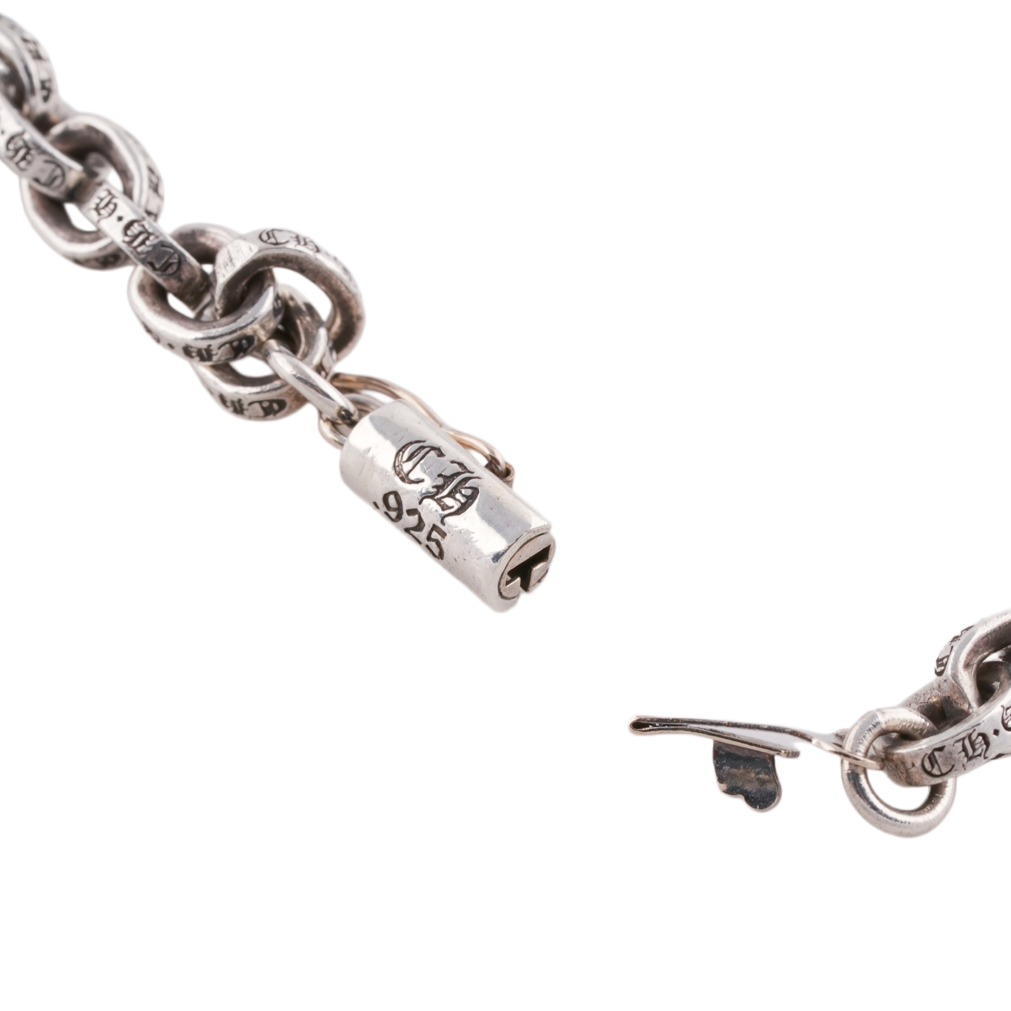 Black Diamond XS Filigree Cross Paper Chain Necklace (Integrated) (20inch)
