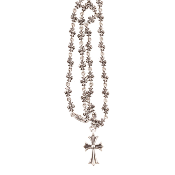 Tiny E Tiny Ch Cross Intergreated Necklace (20inch)