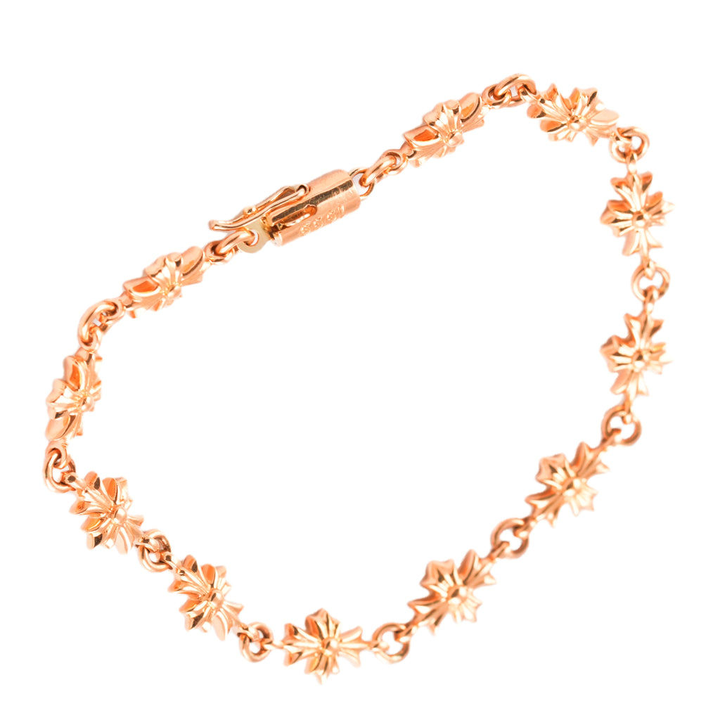 22k Tiny E CH Plus Bracelet (11 Links)