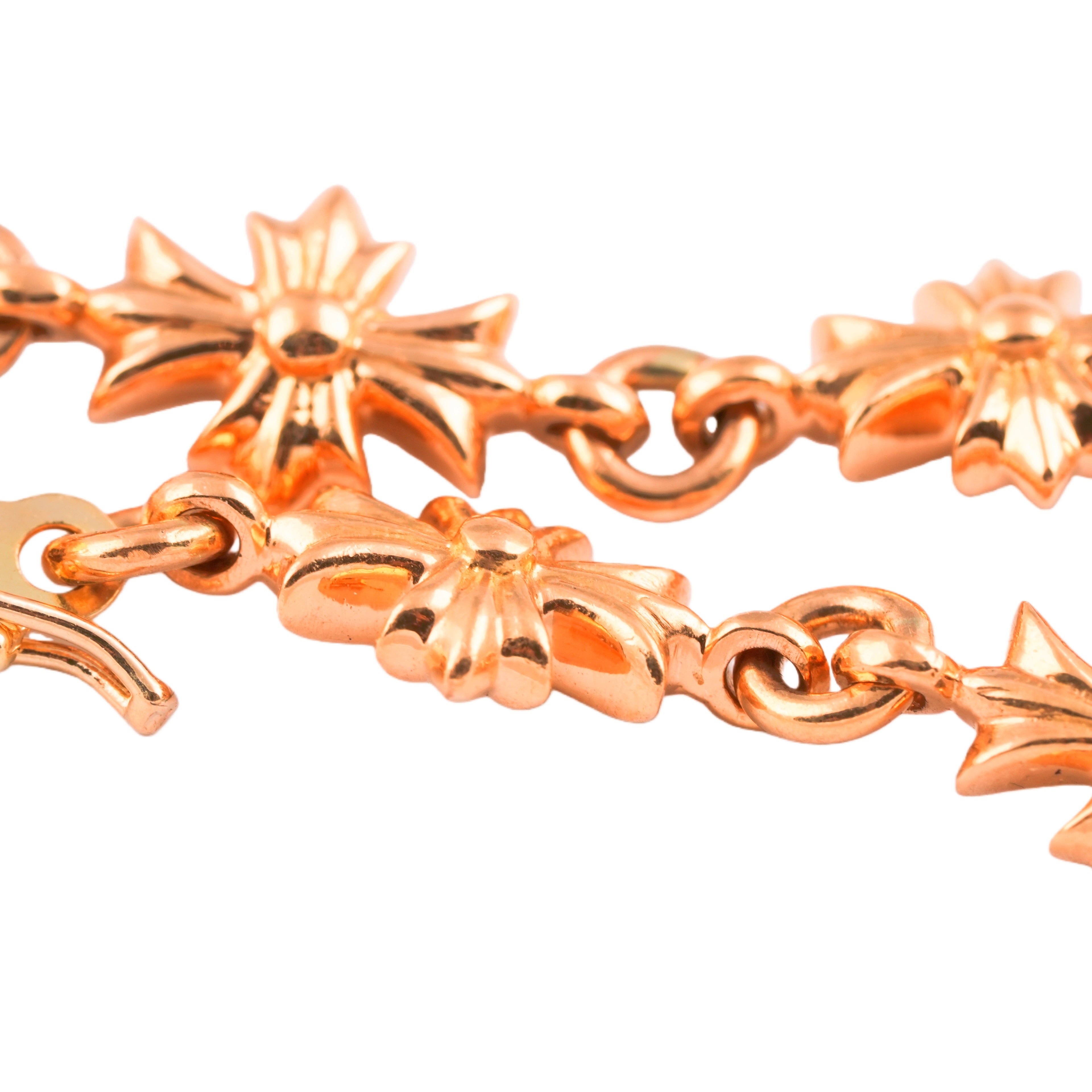 22k Tiny E CH Plus Bracelet (11 Links)