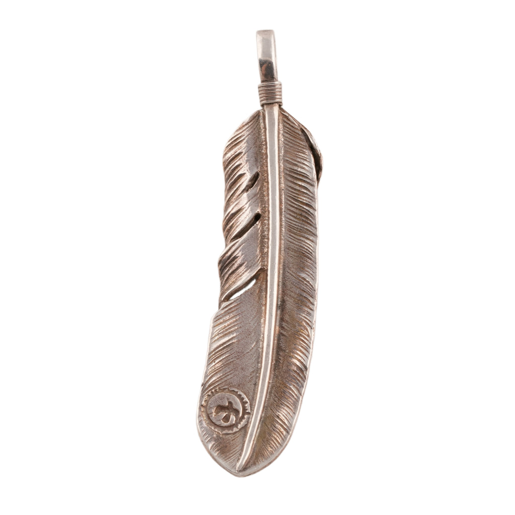 Layered Top Silver Feather (Left)(XL)