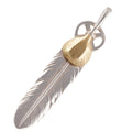 Gold Top Heart Wheel Silver Feather (L) — Goro's
