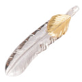 Gold Top Silver Feather (Left)(XL) — Goro's