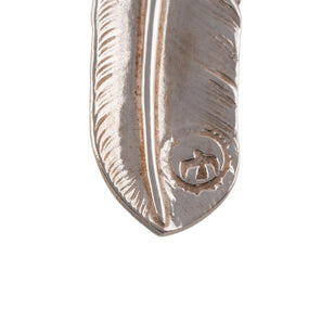 Layered Top Silver Feather (Right)(XL) #00543