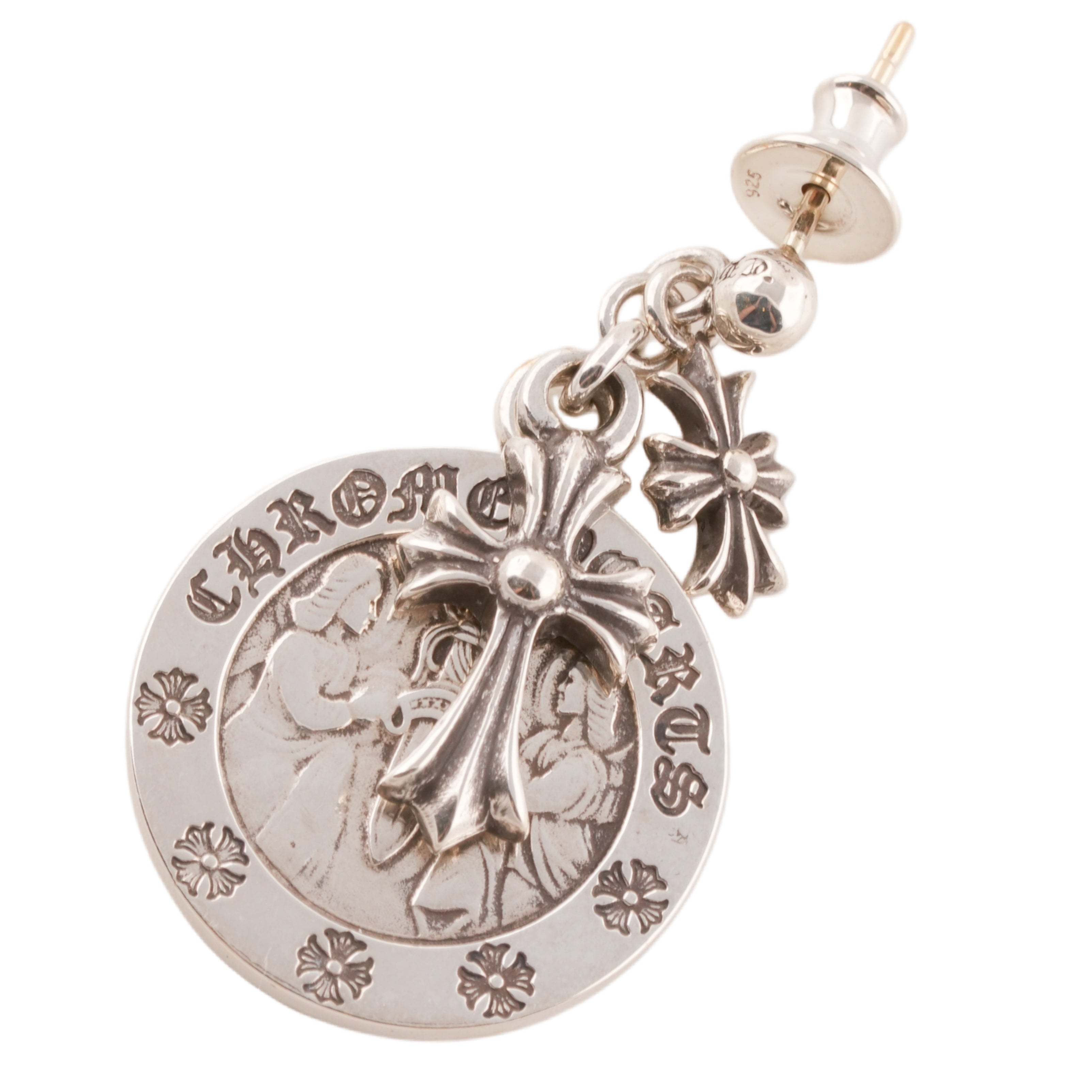 Angel Medal + Tiny E + Babyfat Earring