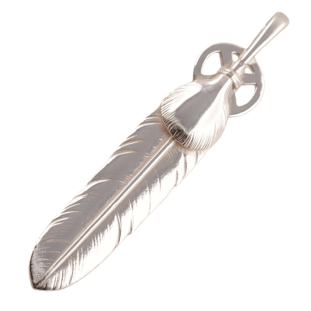 Heart Wheel Silver Feather (L) #00549
