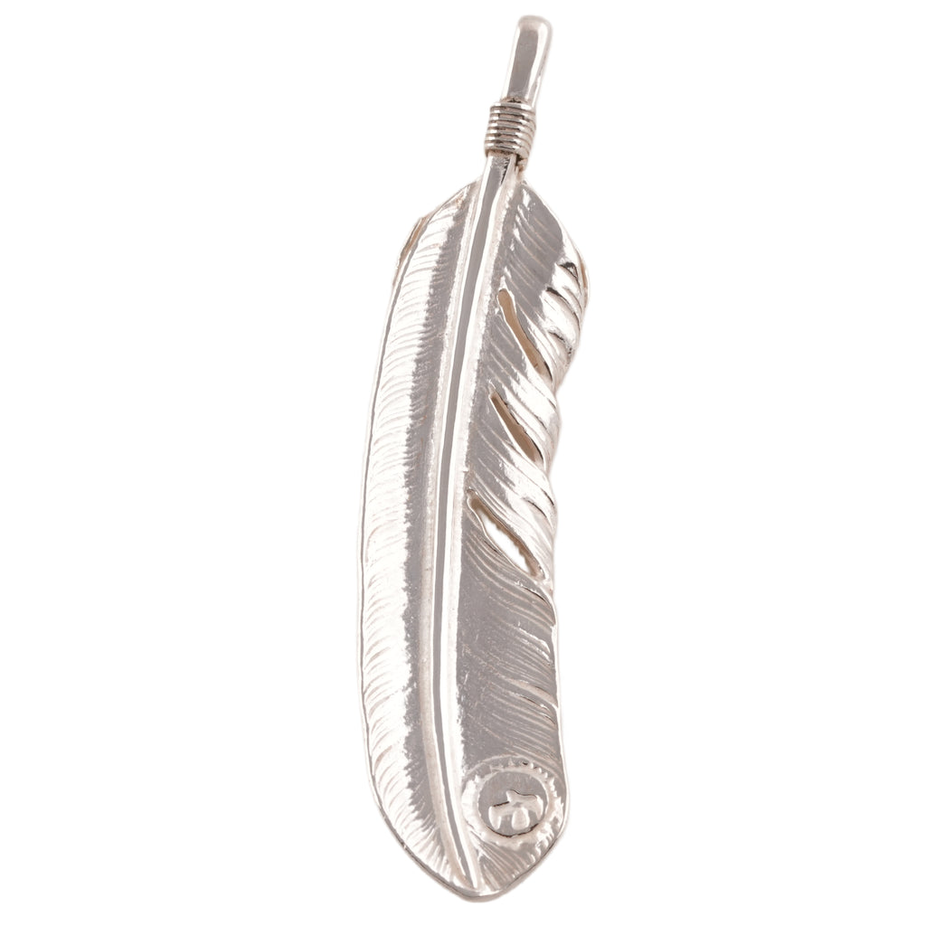 Layered Top Silver Feather (Right)(XL) (Old Design)