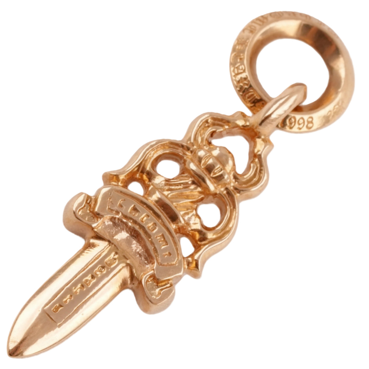 22k Gold #5 Dagger Pendant — Chrome Hearts · corner:01443/DSC08371.JPG