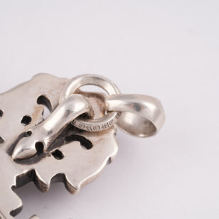 XL Filigree Cross Pendant w/ Bale