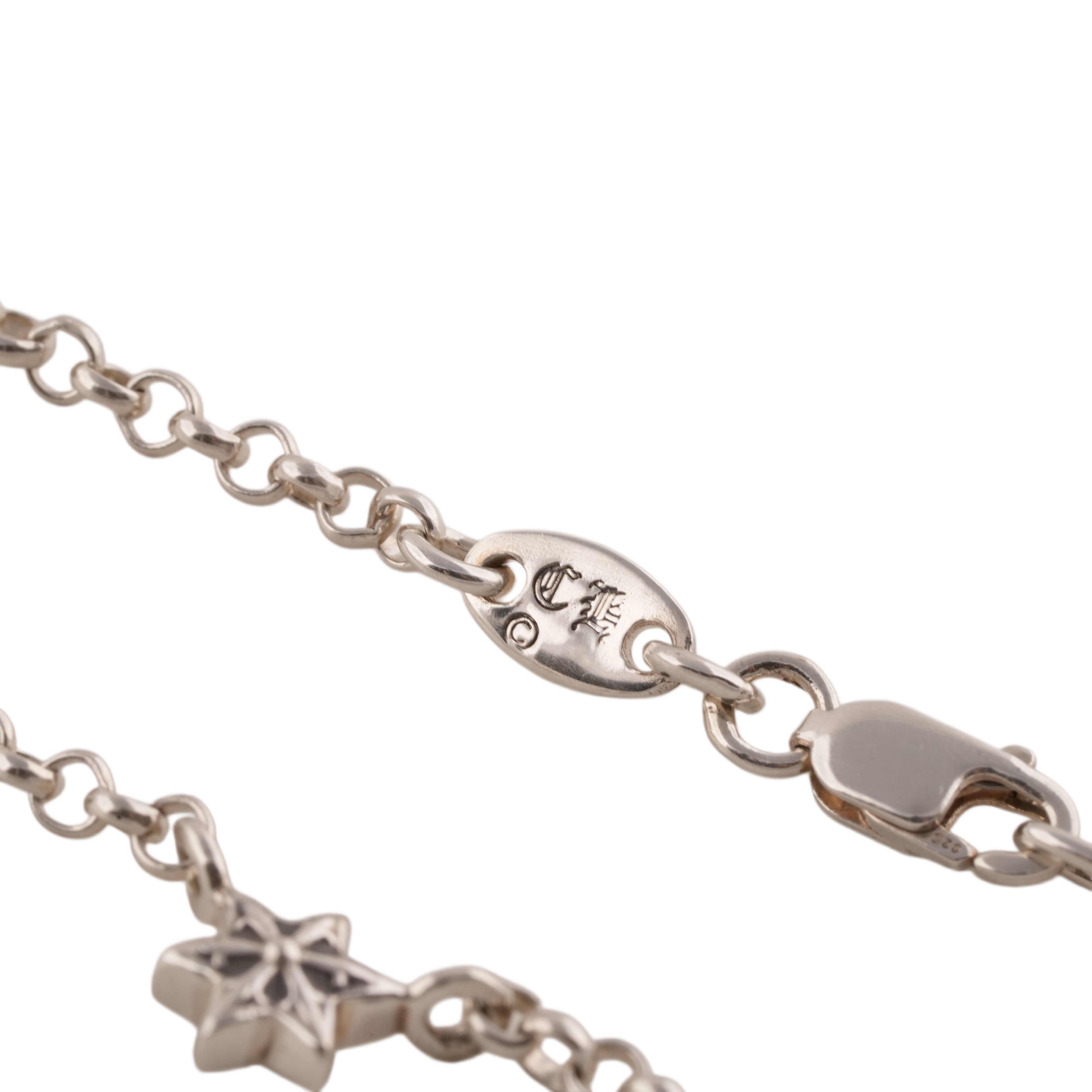Roll Chain 6-Point Star Necklace (16inch)