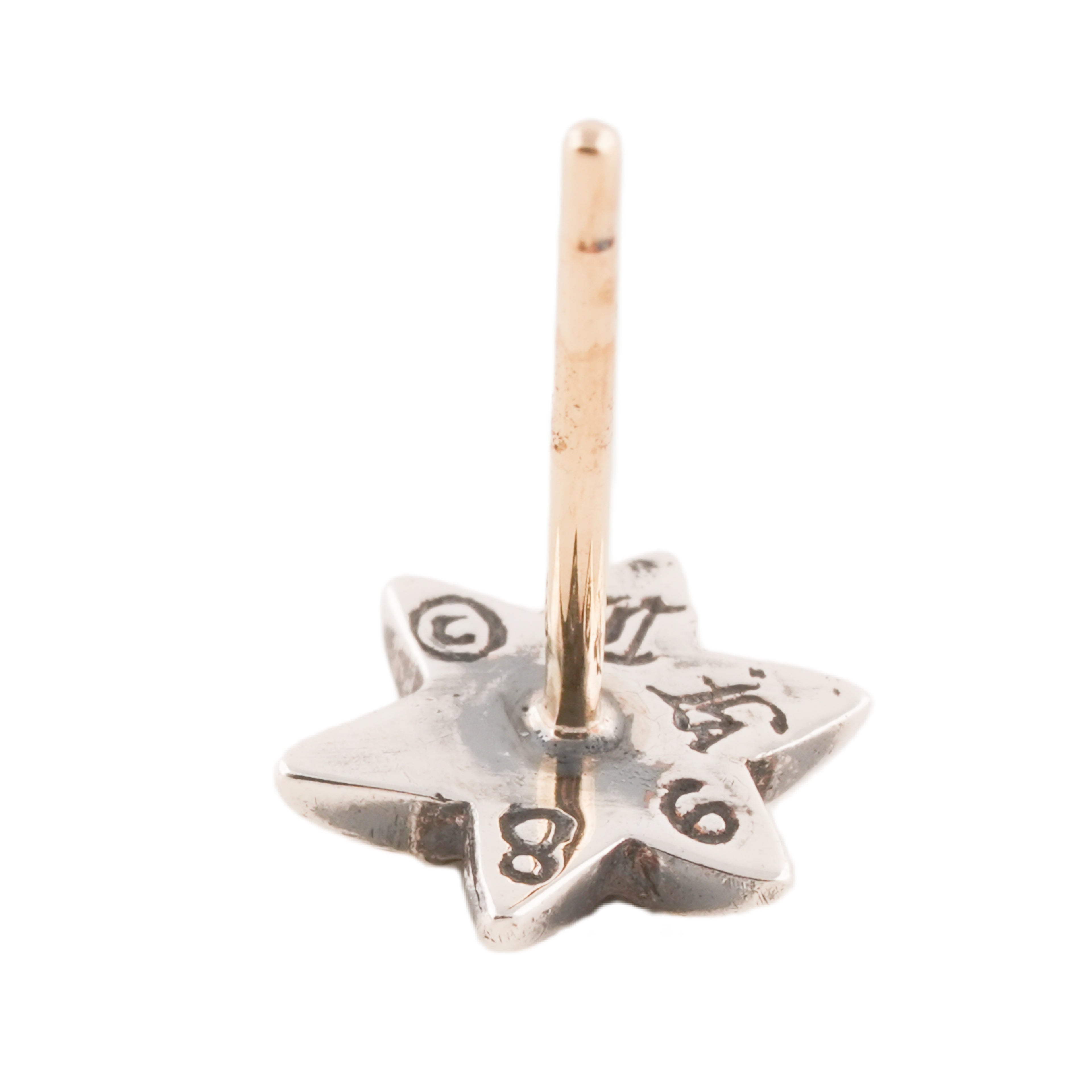 Diamond 6-Point Star Stud Earring #00529