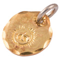 Eagle-in-Sun Gold Medallion Pendant (L) — Goro's