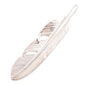 Silver Feather Pendant (Right)(S) — Goro's