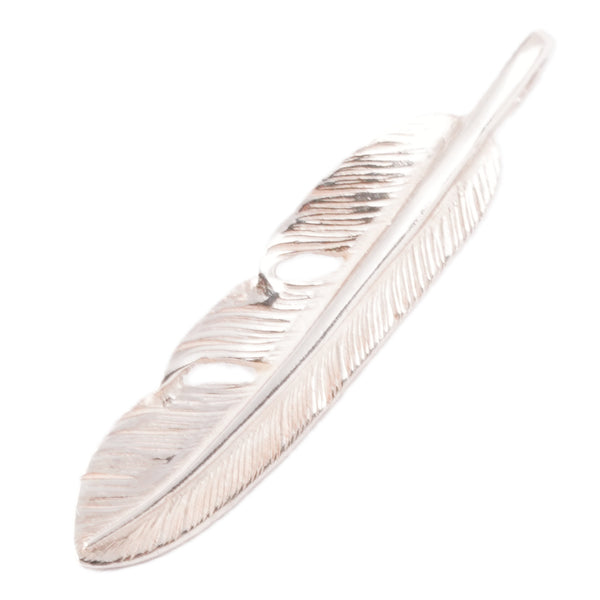 Silver Feather Pendant (Right)(S)