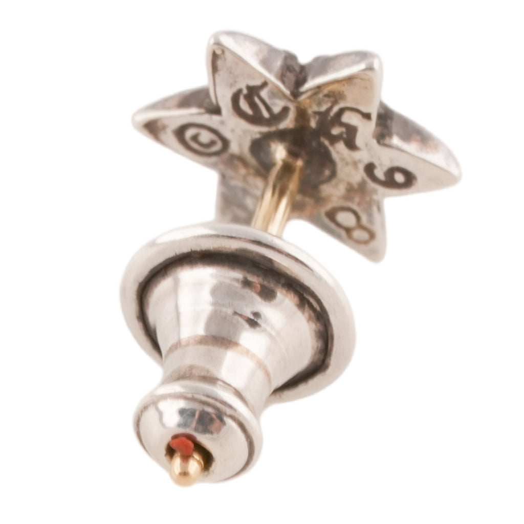 Diamond 6-Point Star Stud Earring