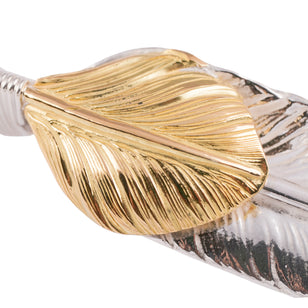 Gold Top Silver Feather (Left)(XL) #00176