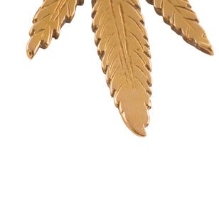 Gold Hemp Leaf (L)
