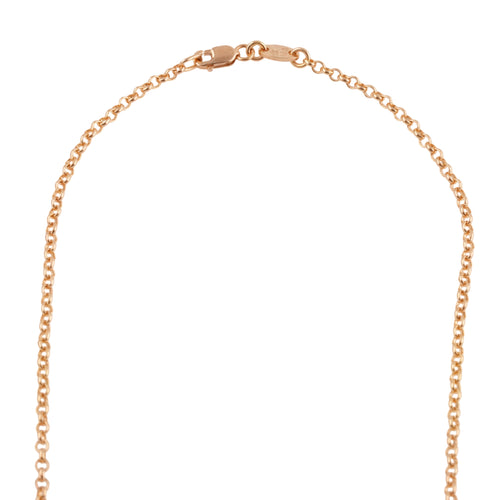 22k Roll Chain Necklace (18inch) — Chrome Hearts · corner:00644/DSC08902.JPG