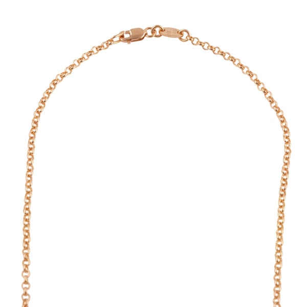 22k Roll Chain Necklace (18inch)