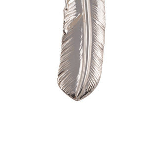 Layered Top Silver Feather (Right)(XL) #00540