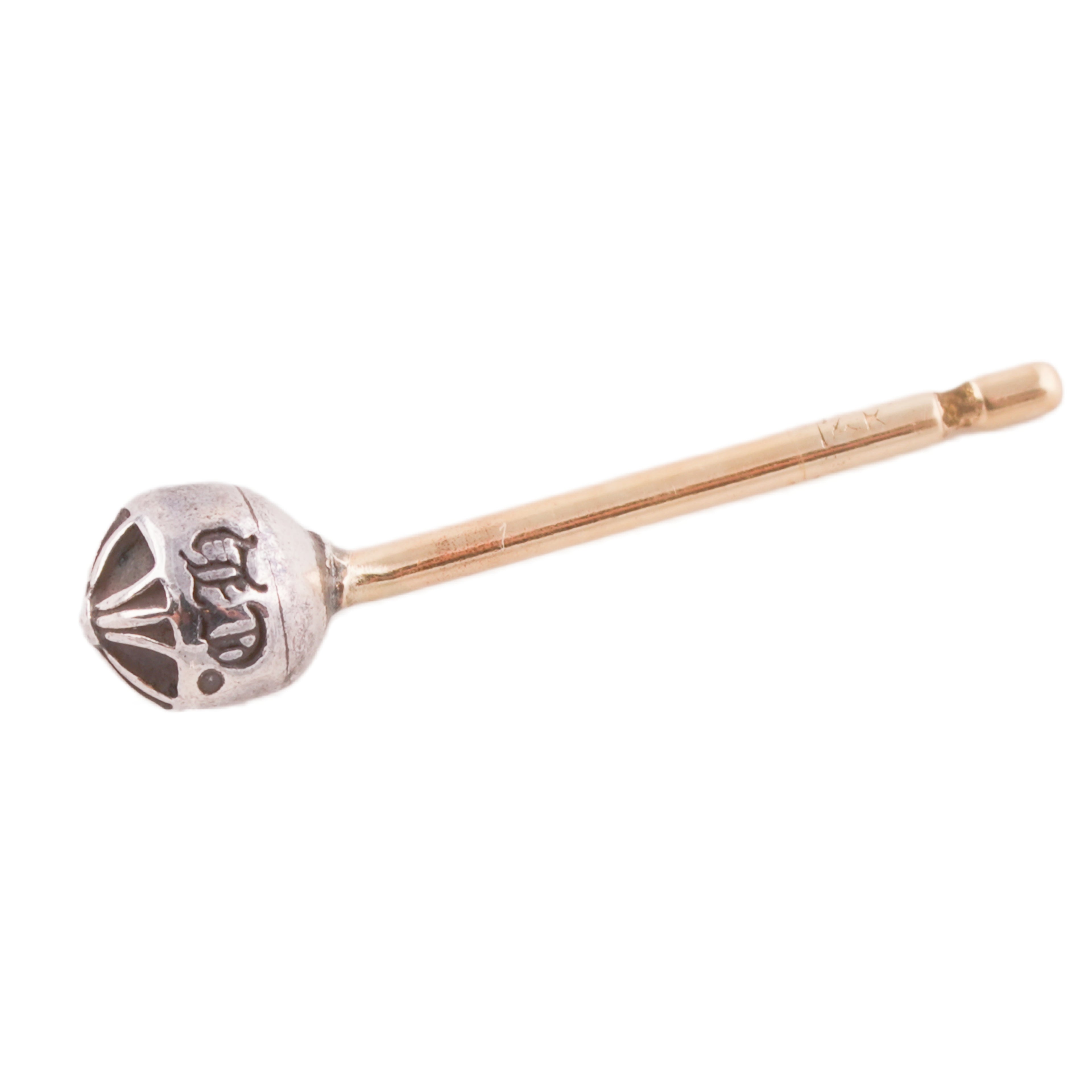 Mini Cross Ball Stud Earring #00583