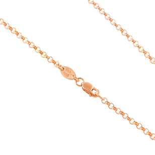 22k Roll Chain Necklace (20inch) #00602