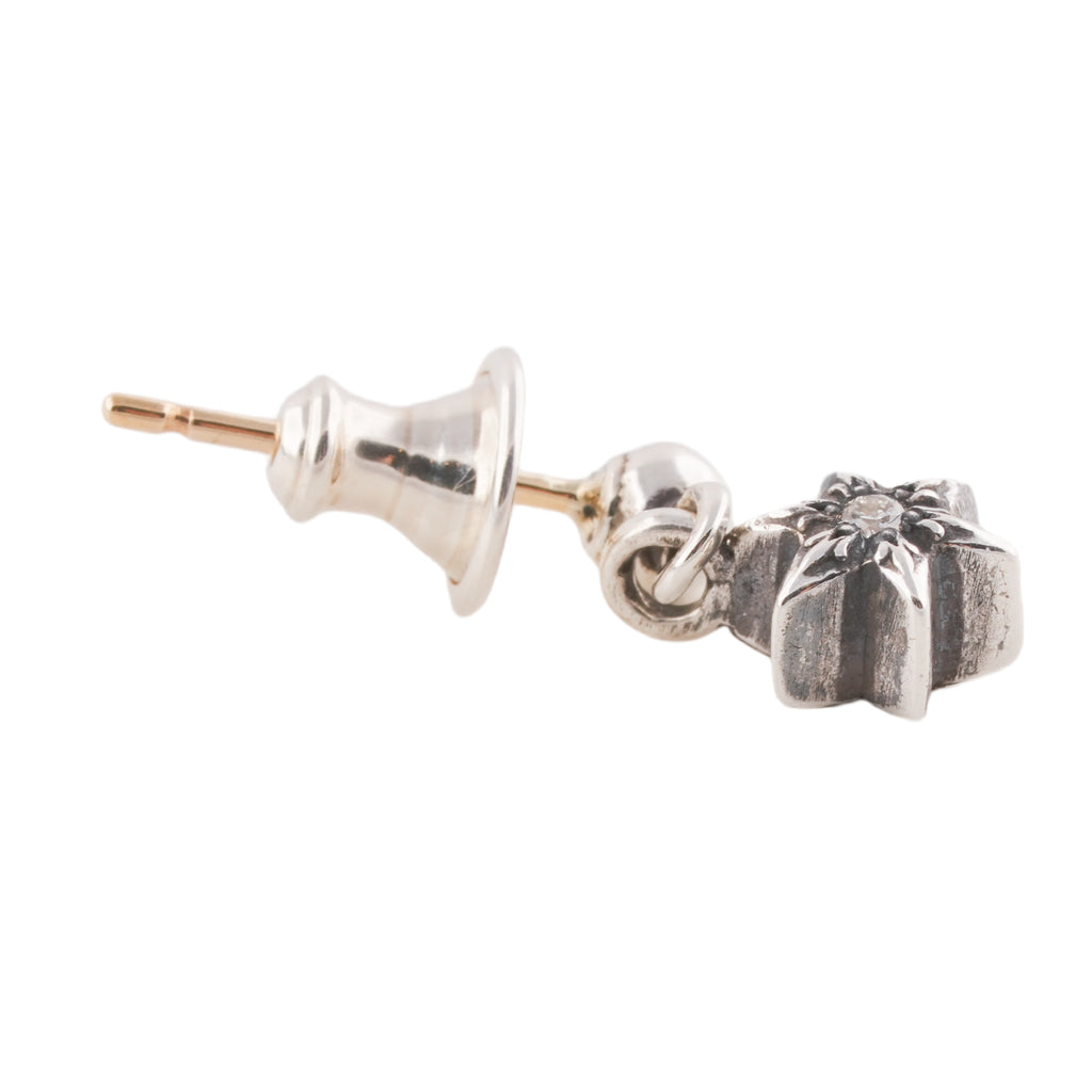 Diamond 6-Point Star Stack Drop Earring #00524