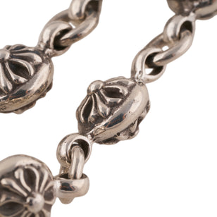 CH Cross + Cross Ball Necklace (Integrated) (20inch)