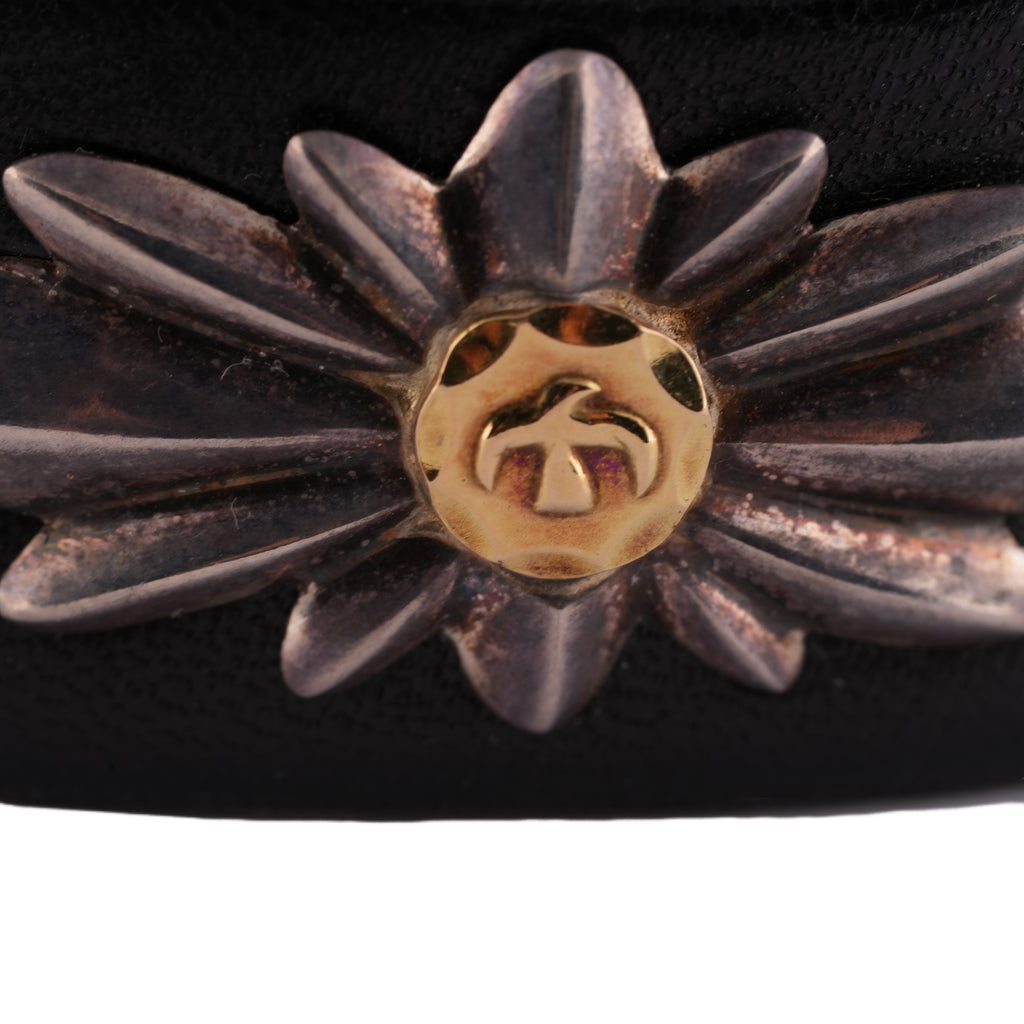 Gold Stamp GC24 5-Concho Leather Bracelet (8inch) #00164