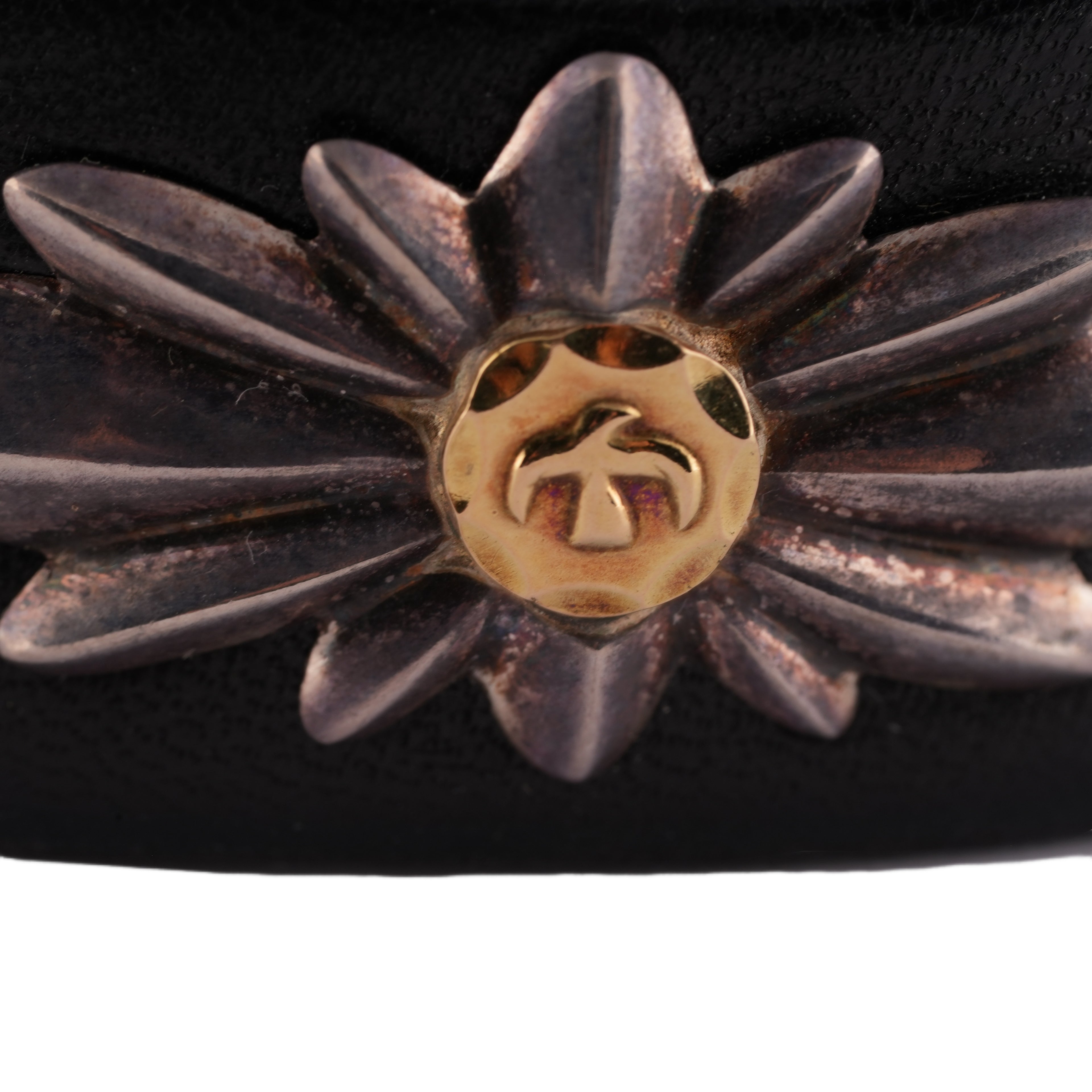 Gold Stamp GC24 5-Concho Leather Bracelet (8inch) #00164