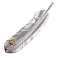 Gold Stamp Silver Feather (Right)(XL) — Goro's