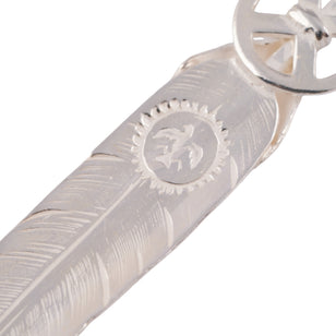 Heart Wheel Silver Feather (L) #00194